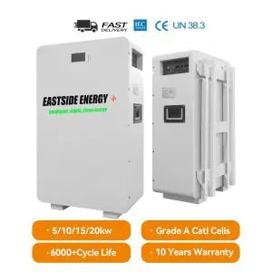 Eastside Energy + 48V 100Ah 5KWH Home Lithium Ion Batteries 5KWH Solar Power Wall Battery
